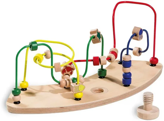 HAUCK Motorikschleife Play Moving Water Animals Lernspielzeug