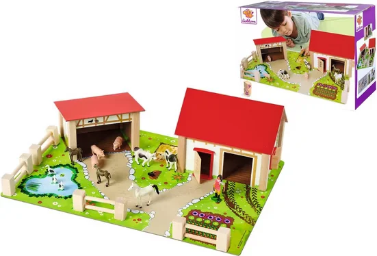 EICHHORN Spielwelt Bauernhof Spielset für Kinder