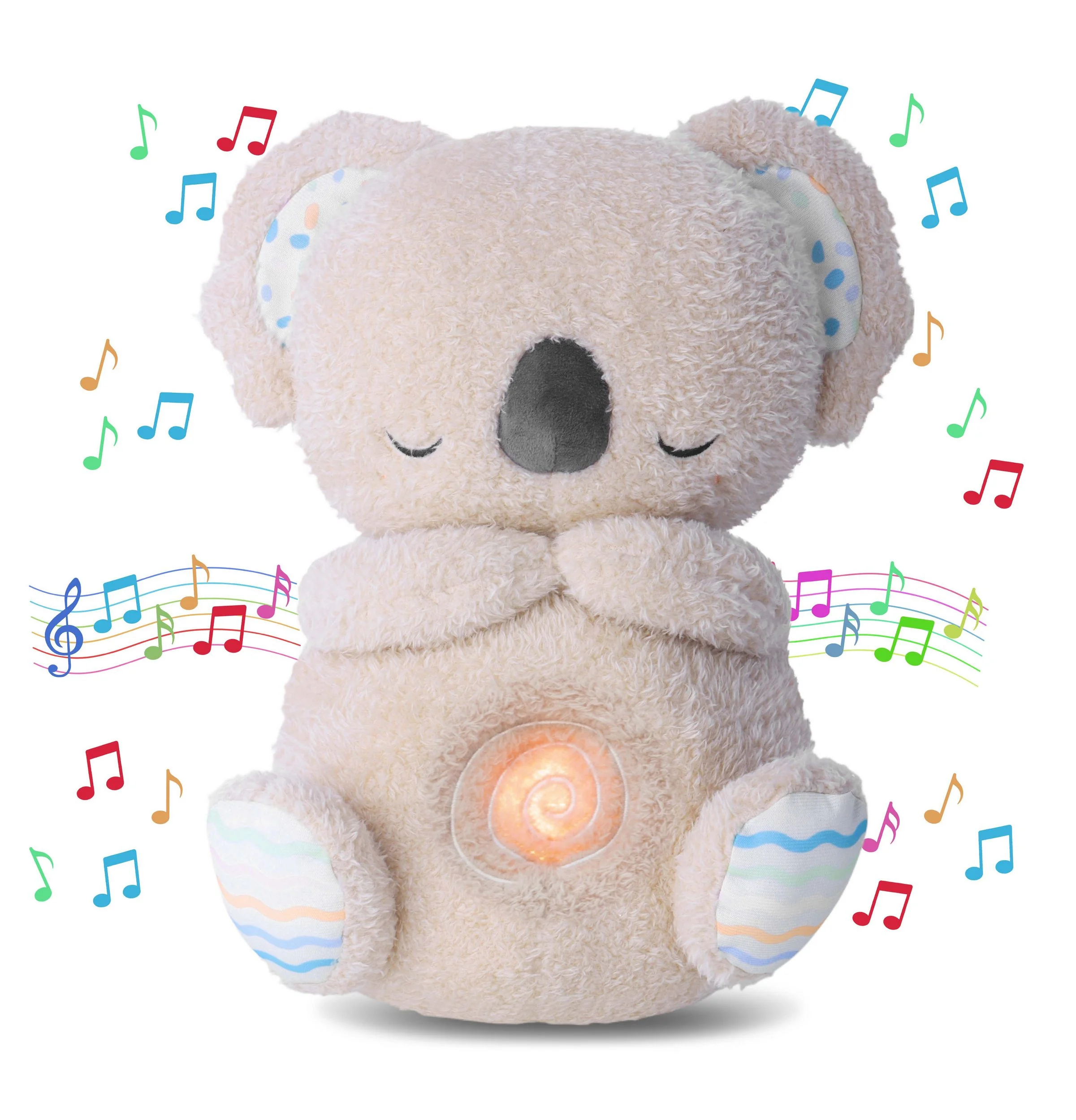 NORTHPOINT Koala Kuscheltier mit Nachtlicht und Musik waschbar