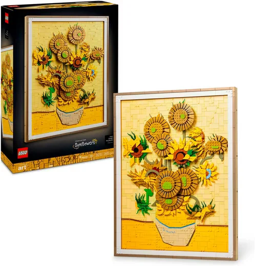 LEGO Art 31215 Vincent van Gogh Sonnenblumen Wandbild Set 2615 Teile