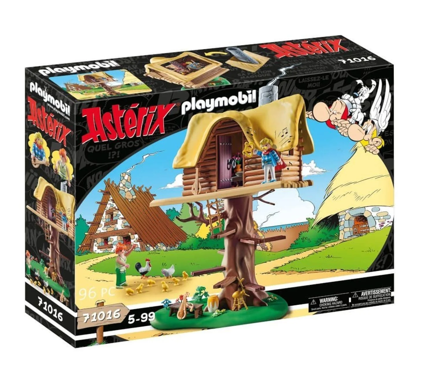 PLAYMOBIL Asterix Troubadix mit Baumhaus Spielset