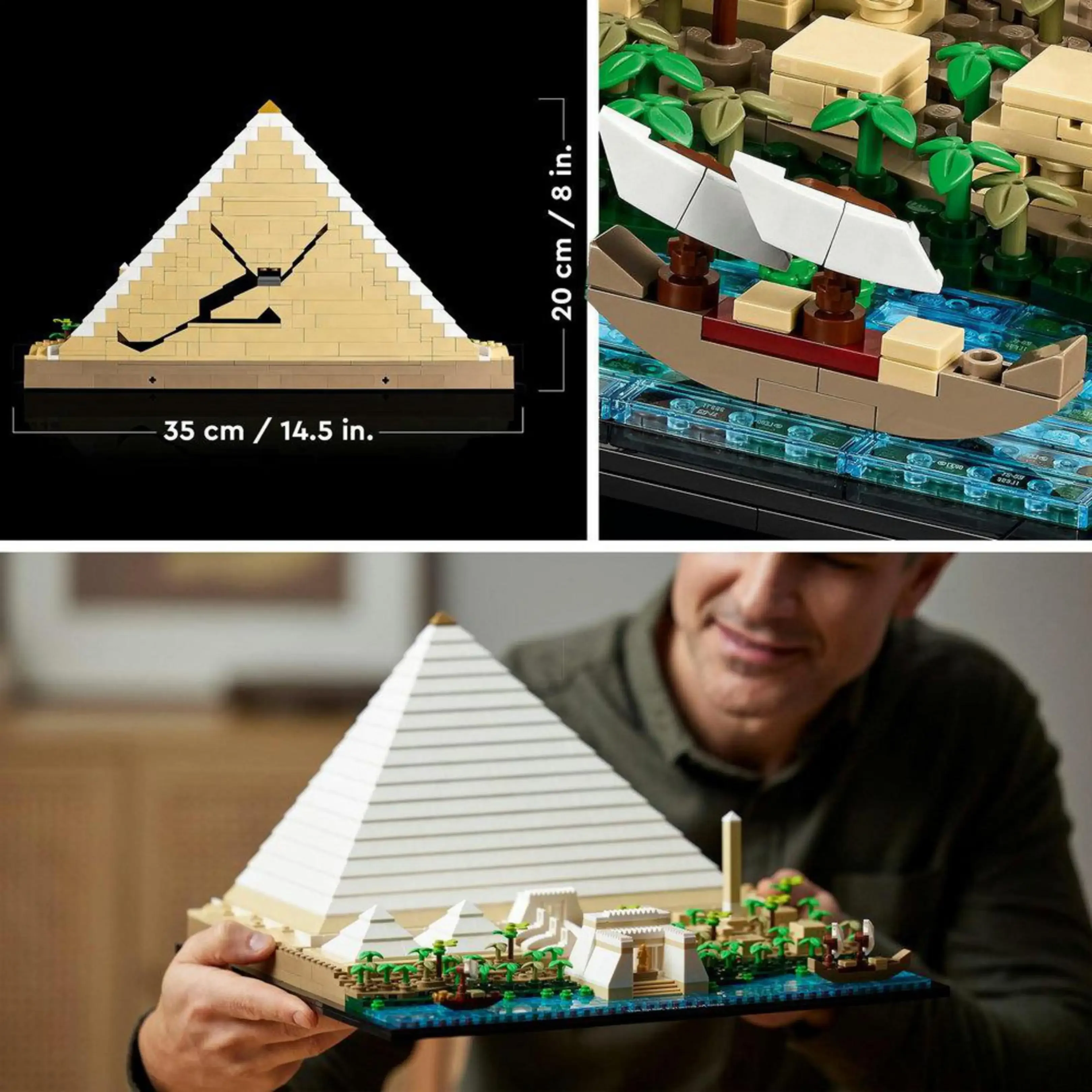 LEGO Architecture 21058 Cheops-Pyramide Bauset Modell
