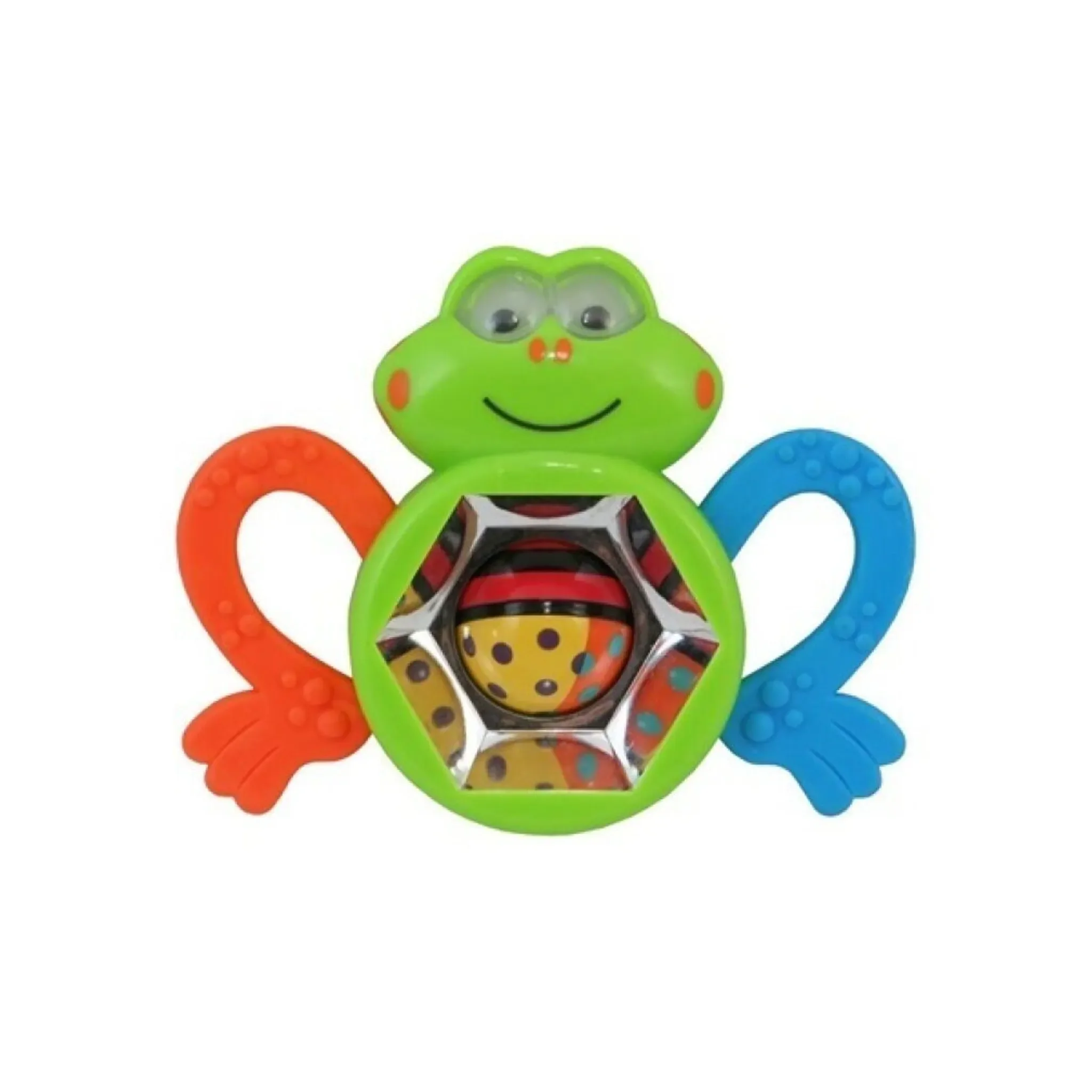 BABY MIX Baby-Rassel – Frosch, Grün
