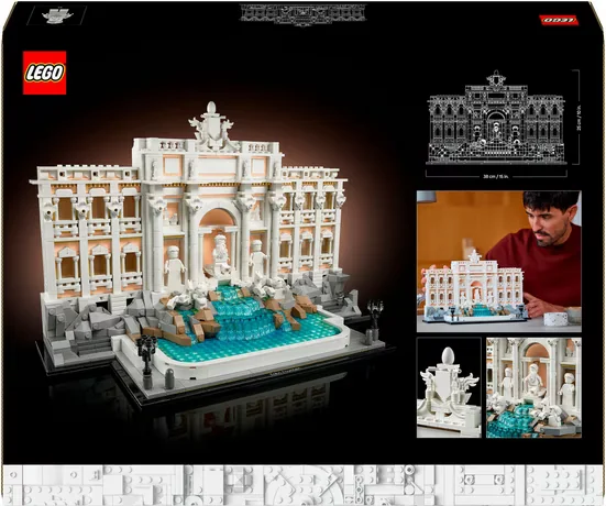 LEGO Architecture Trevi-Brunnen 21062 Bauset 1880 Teile