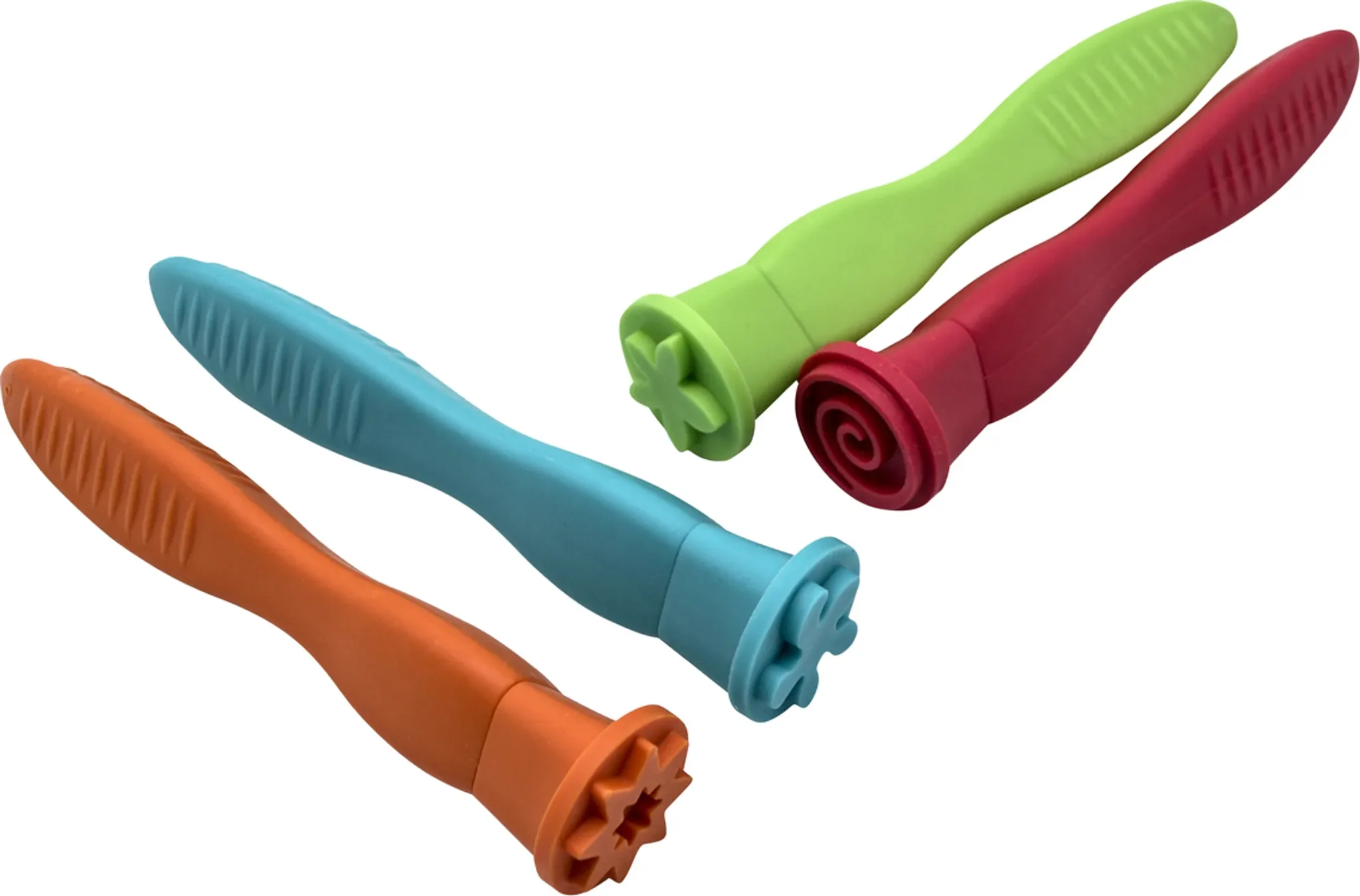EDUPLAY Soft Grip Musterstempel – 4er Set, mehrfarbig