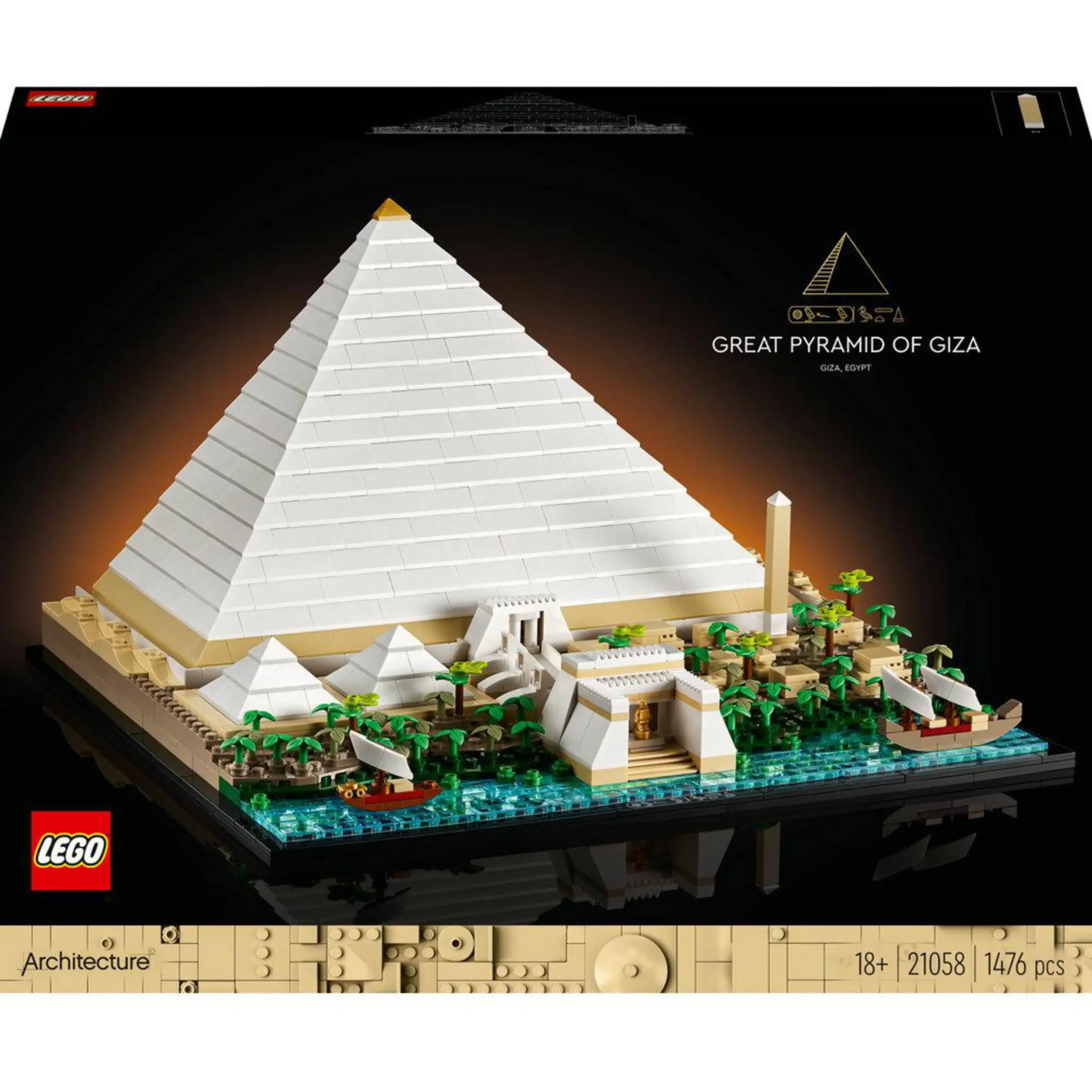 LEGO Architecture 21058 Cheops-Pyramide Bauset Modell