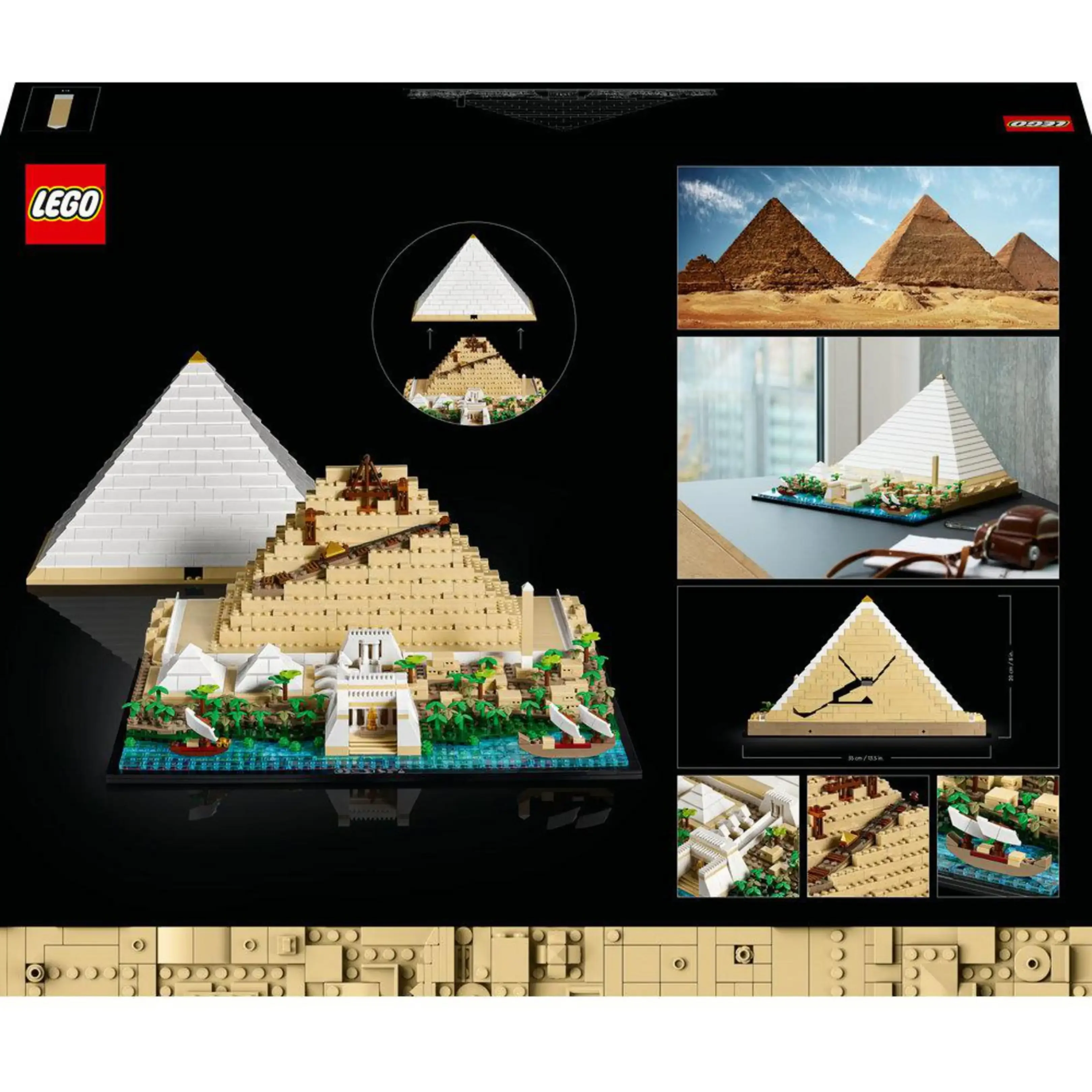 LEGO Architecture 21058 Cheops-Pyramide Bauset Modell