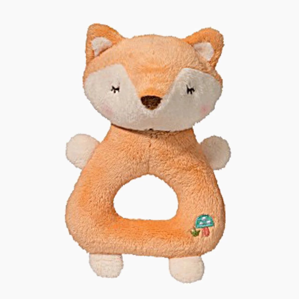 AURICH Baby Rassel Greifspielzeug Fuchs Greifling