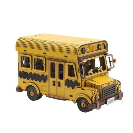 PANTASY Die Peanuts Puremind School Bus Modellbausatz Bauset