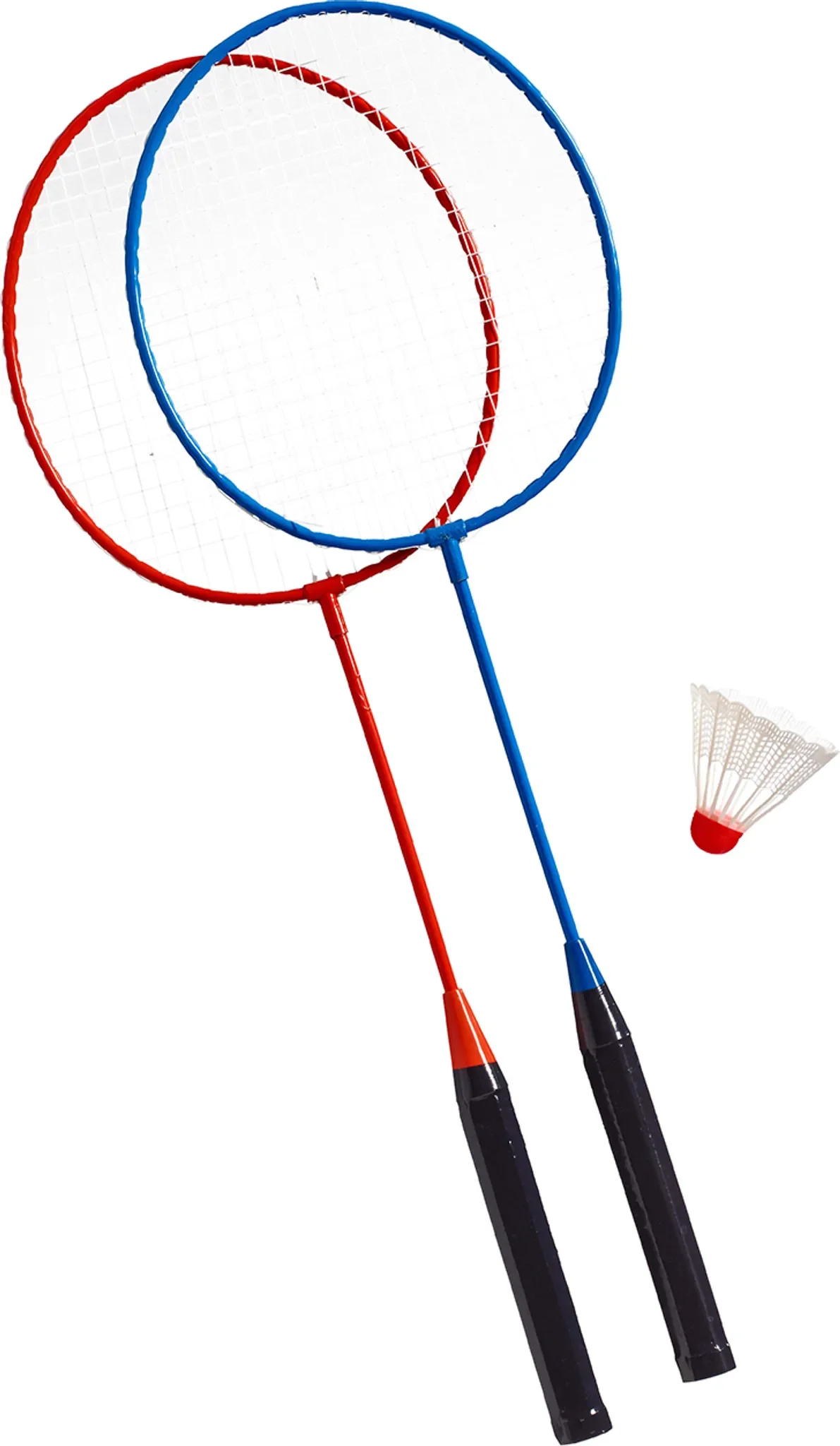 BEST SPORTING Badminton-Set – 2 Schläger mit Federball