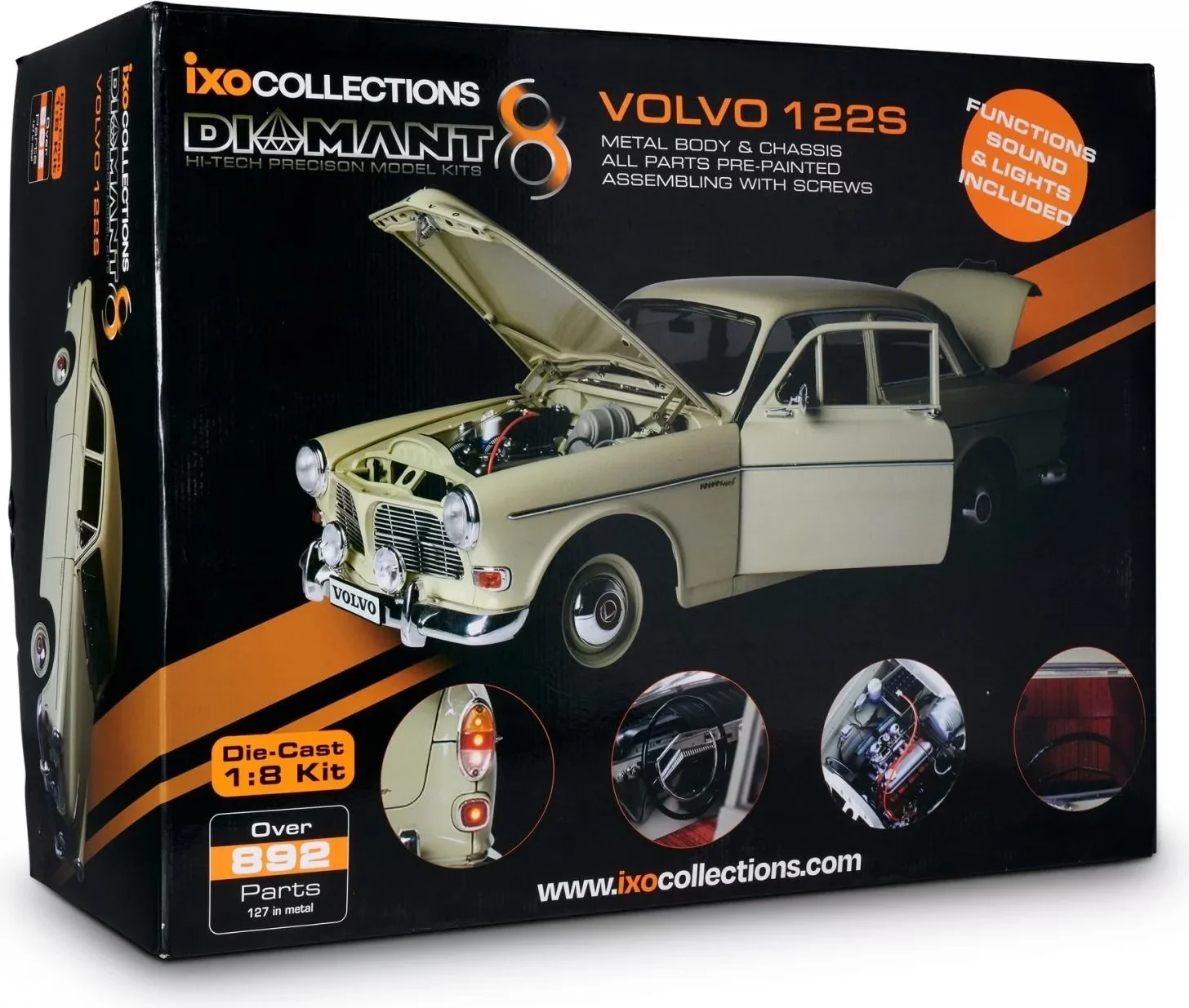 IXO Models Volvo S122 Amazon Modellauto Sammlermodell