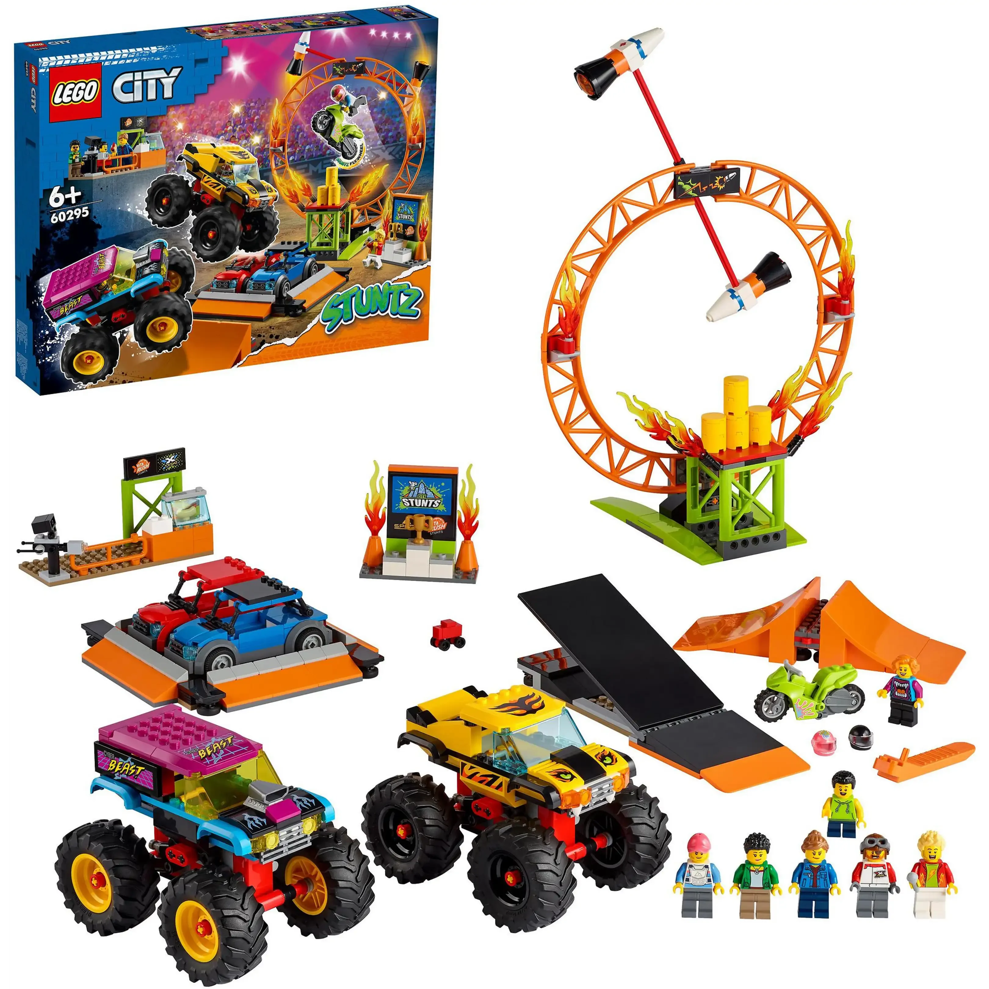 LEGO City 60295 Stuntshow Arena Bauset Konstruktionsspielzeug