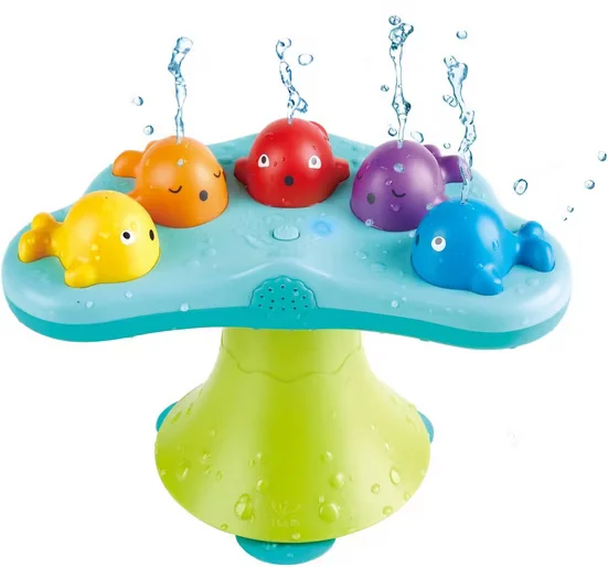 HAPE Badespielzeug Musikalische Wale Badewannenspielzeug
