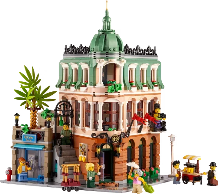 LEGO Boutique Hotel modulares Gebäude Bauset für Erwachsene