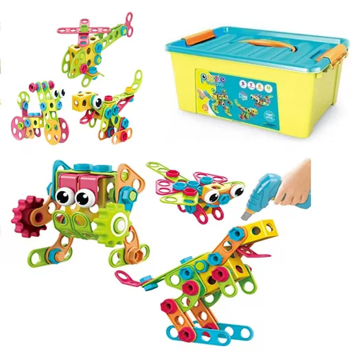 COIL Schraubblöcke Baustein-Set Anschluss Blocksatz Spielbausteine