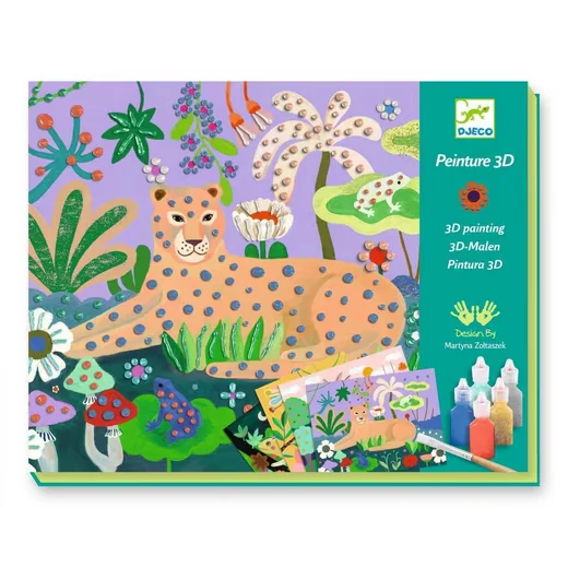 DJECO Kreativset Regenwald Malset für Kinder