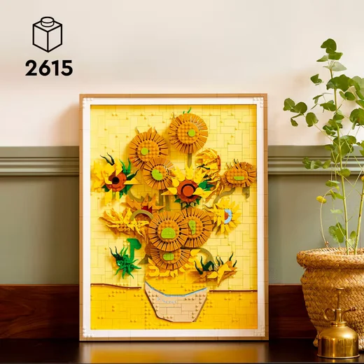 LEGO Art 31215 Vincent van Gogh Sonnenblumen Wandbild Set 2615 Teile