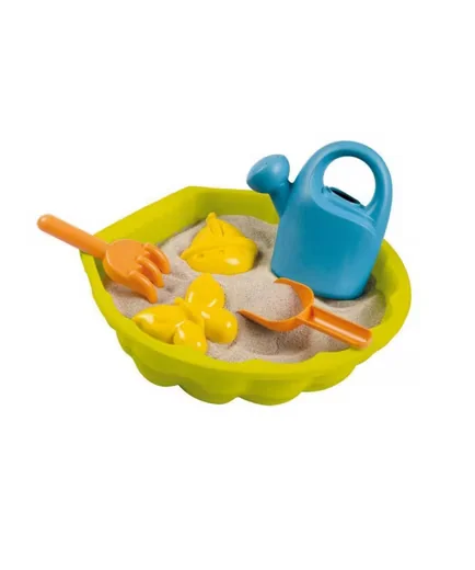 SMOBY Sand- und Wasserspielmuschel Gartenset für Kinder