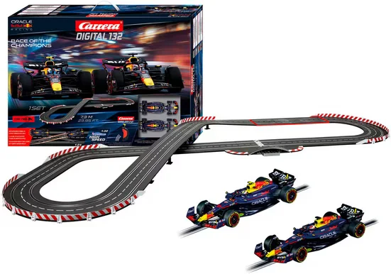 Carrera Digital 132 Rennbahn Red Bull Racing Race of Champions 7,3 m