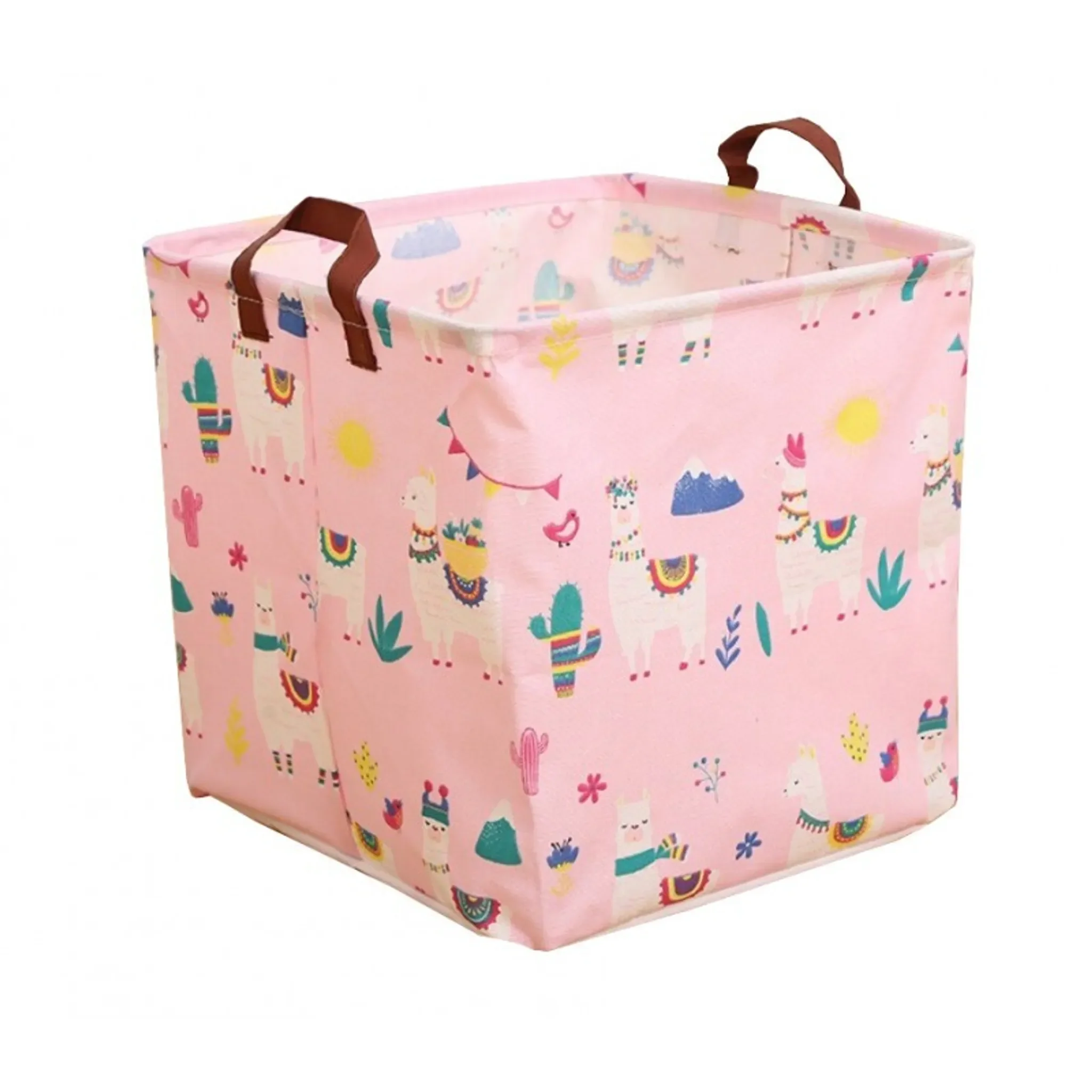 Flamenco Mystique Organizer für Spielzeug & Wäsche – Baumwollkorb 31×31×31 cm