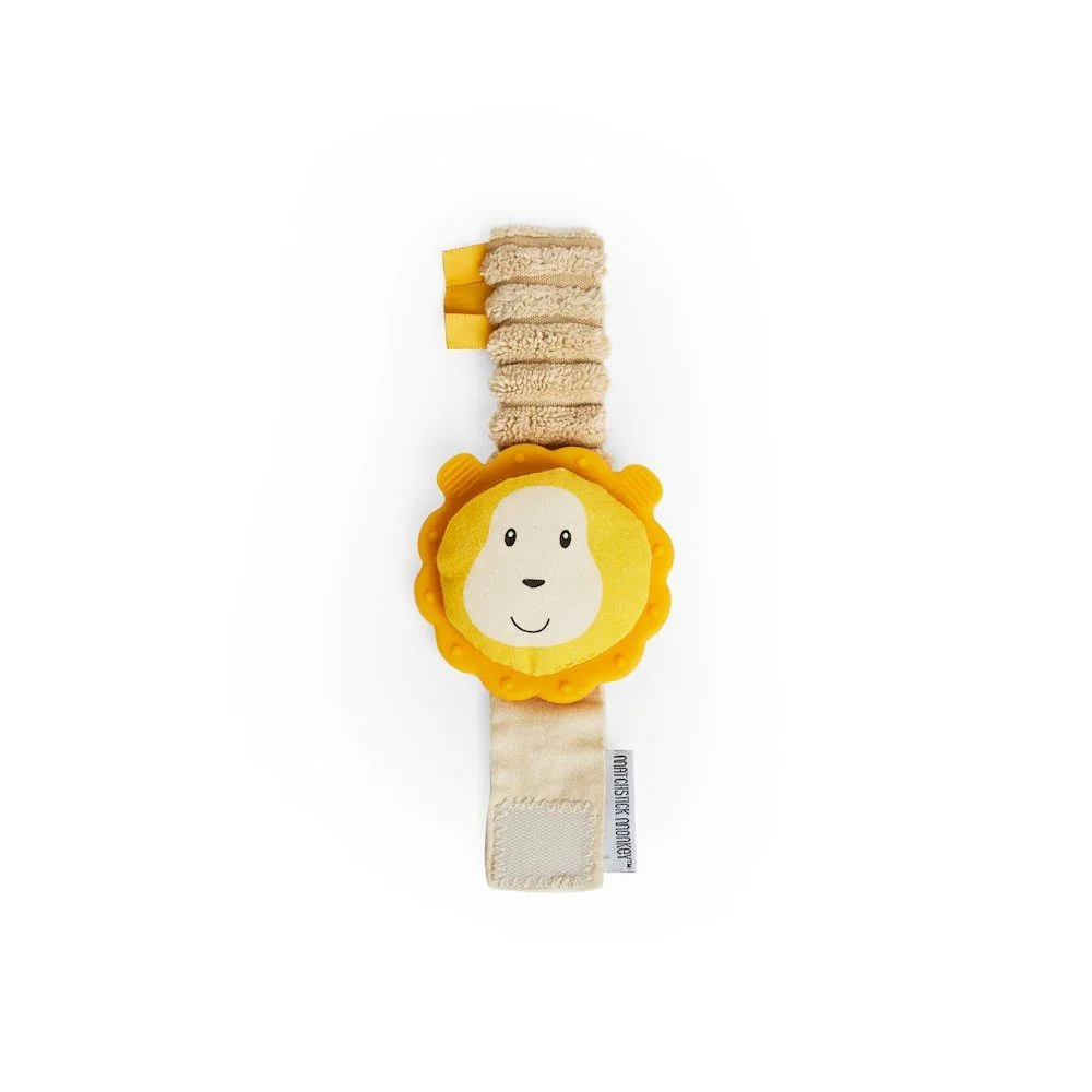 Matchstick Monkey Beißring Zahnungshilfe für Handgelenk Ludo Löwe Baby