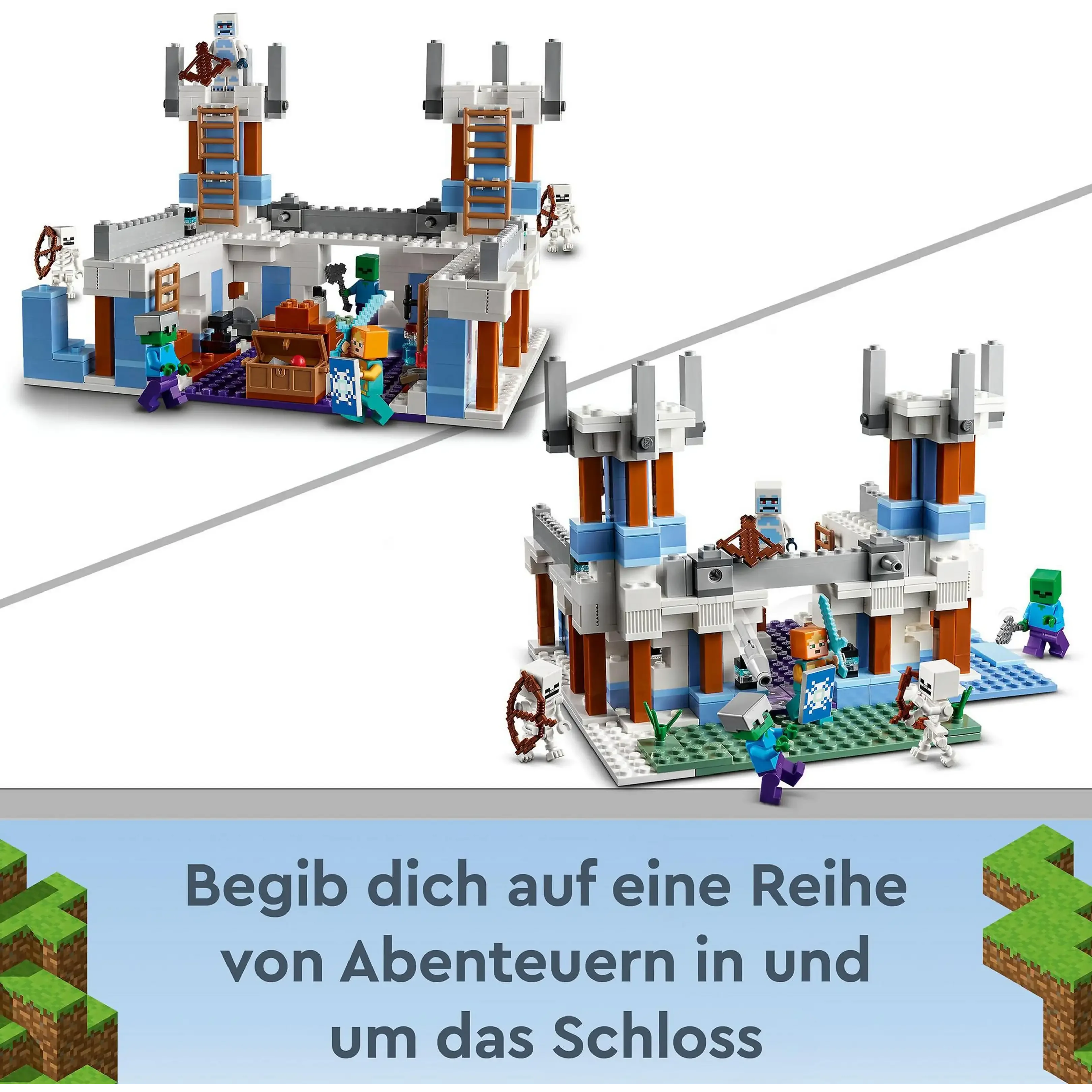 LEGO 21186 Minecraft Der Eispalast Bausatz