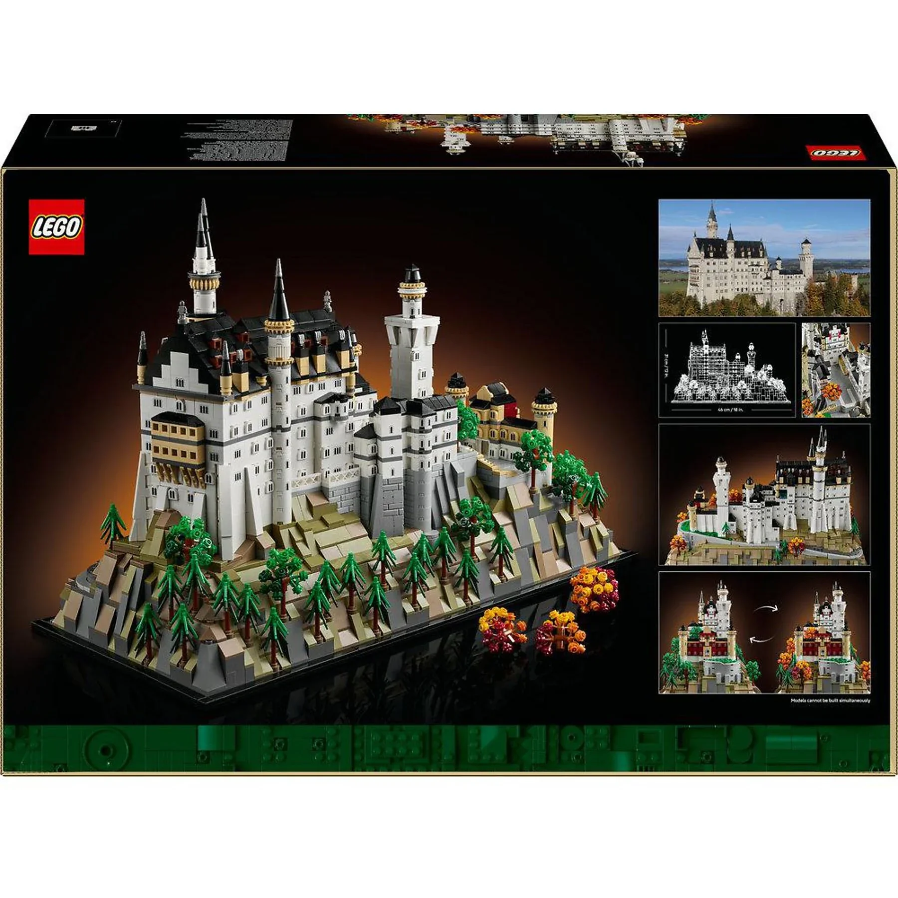 LEGO Architecture Schloss Neuschwanstein 21063 Bauset Mehrfarbig