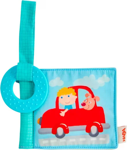 HABA Buggybuch Fahrzeuge Greifspielzeug für Babys