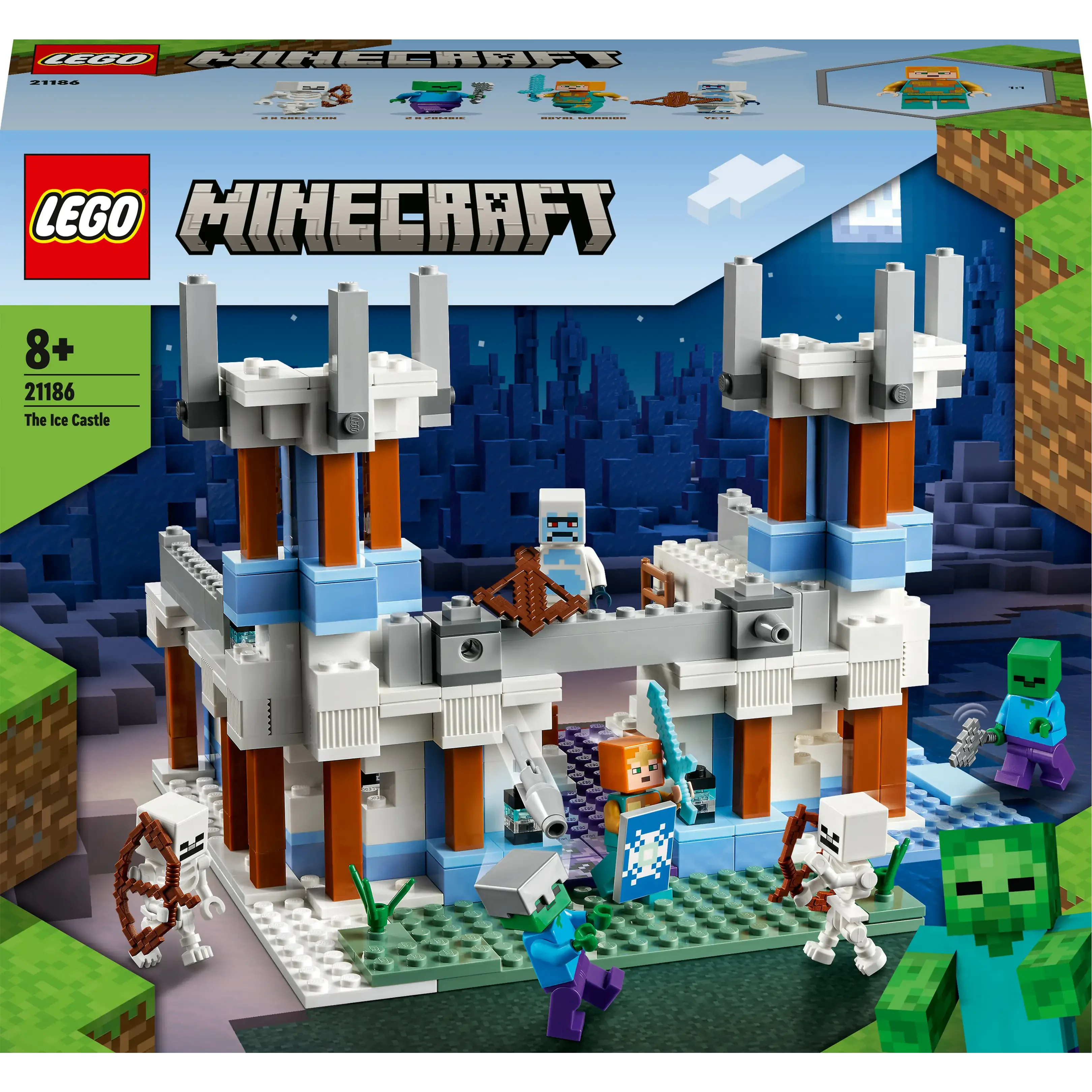 LEGO 21186 Minecraft Der Eispalast Bausatz