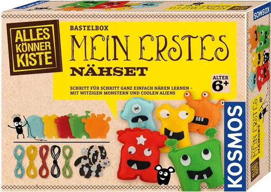 KOSMOS Mein erstes Nähset Kreativset für Kinder