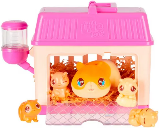 MOOSE Little Live Pets Mama Surprise Hamster Spielset interaktiv