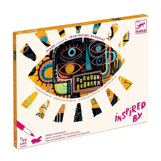 DJECO Malset Street-Art nach Jean-Michel Basquiat Kinder ab 7