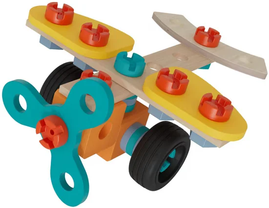 EICHHORN Constructor Mini Flugzeug Konstruktionsspielsteine Bausatz