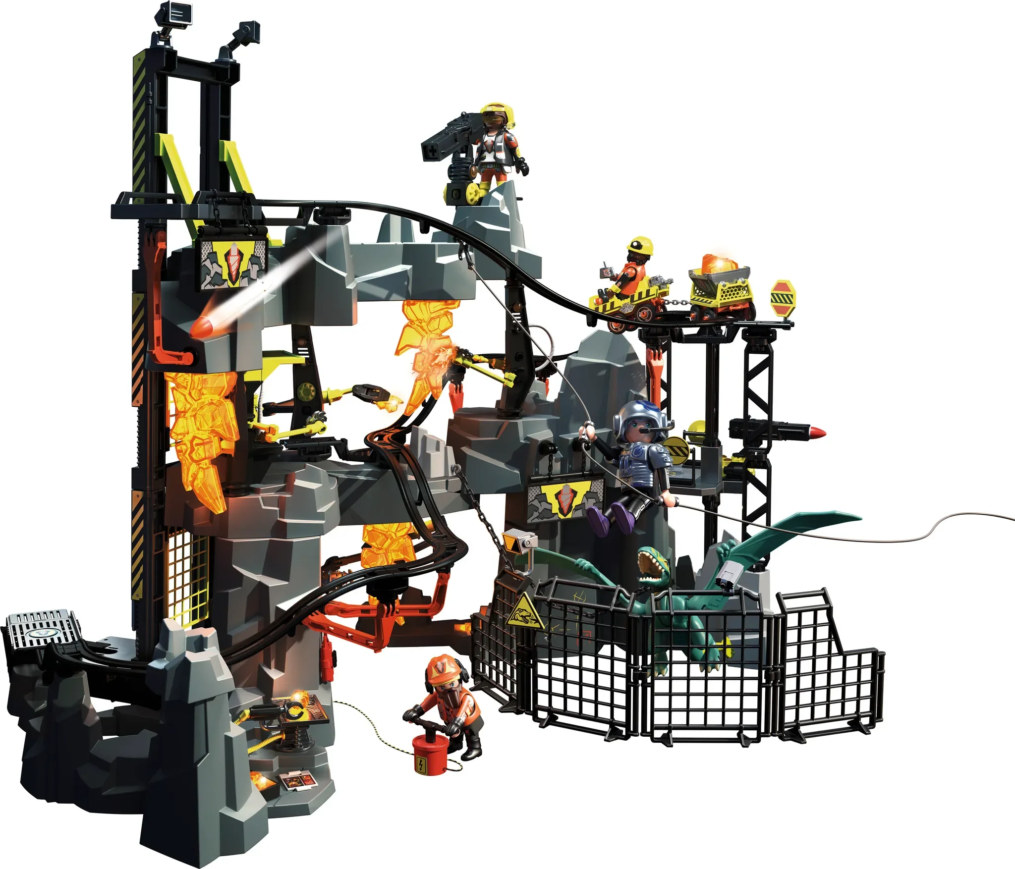 PLAYMOBIL Dino Mine Dinosaurier Abenteuerspielset