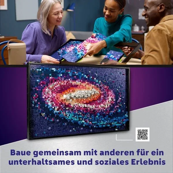 LEGO Art Milchstraßen-Galaxie Wandkunst Bauset 31212 für Erwachsene
