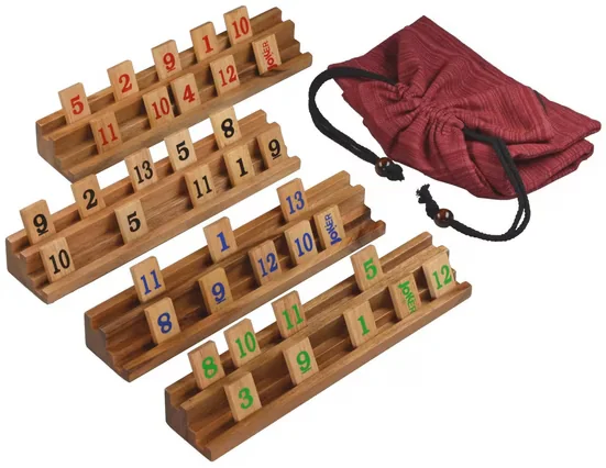 LOGOPLAY Rummy Spiel im Stoffbeutel Reisespiel