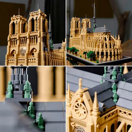LEGO Architecture 21061 Notre-Dame de Paris 4383 Teile Bauset