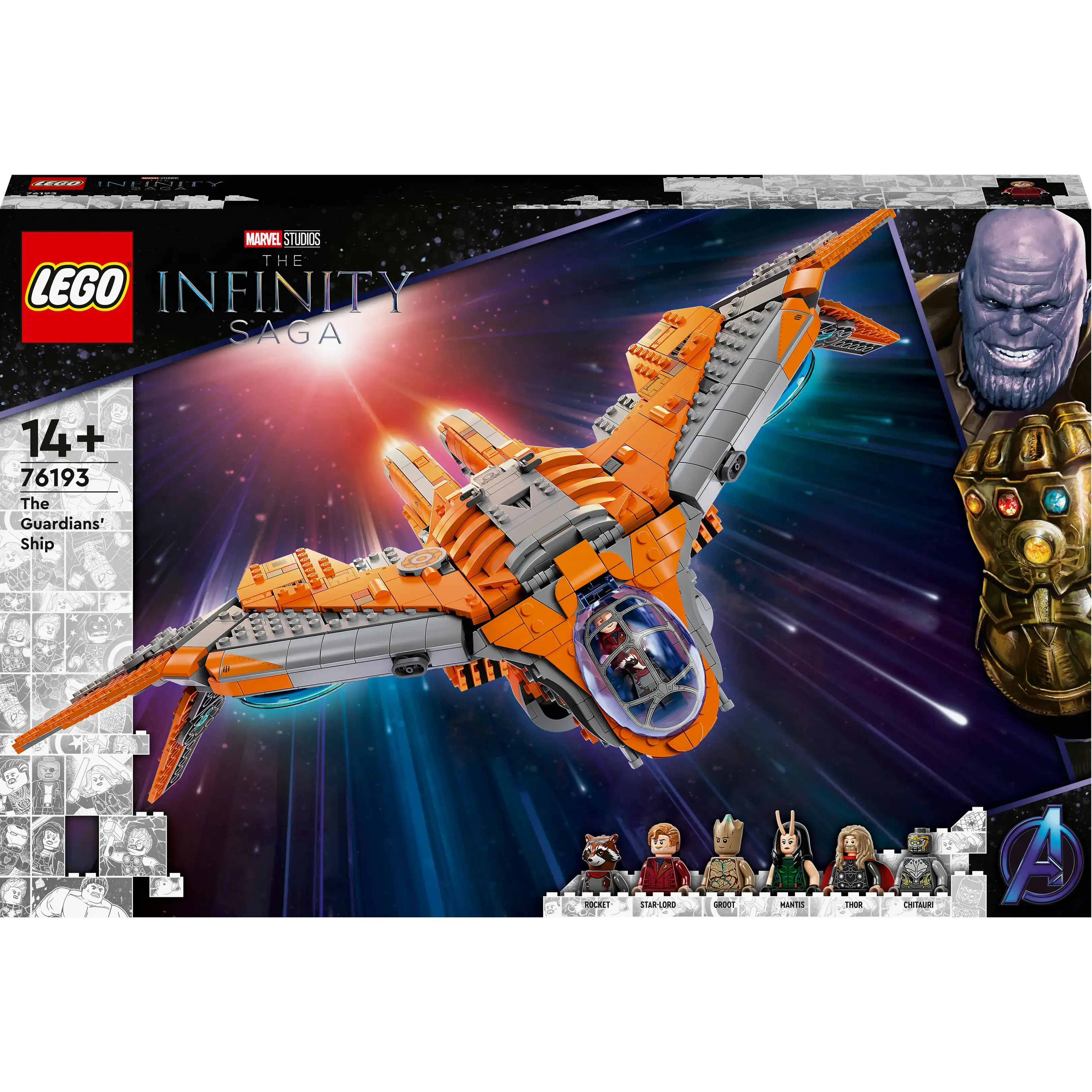 LEGO 76193 Das Schiff der Wächter Marvel Raumschiff Bauset