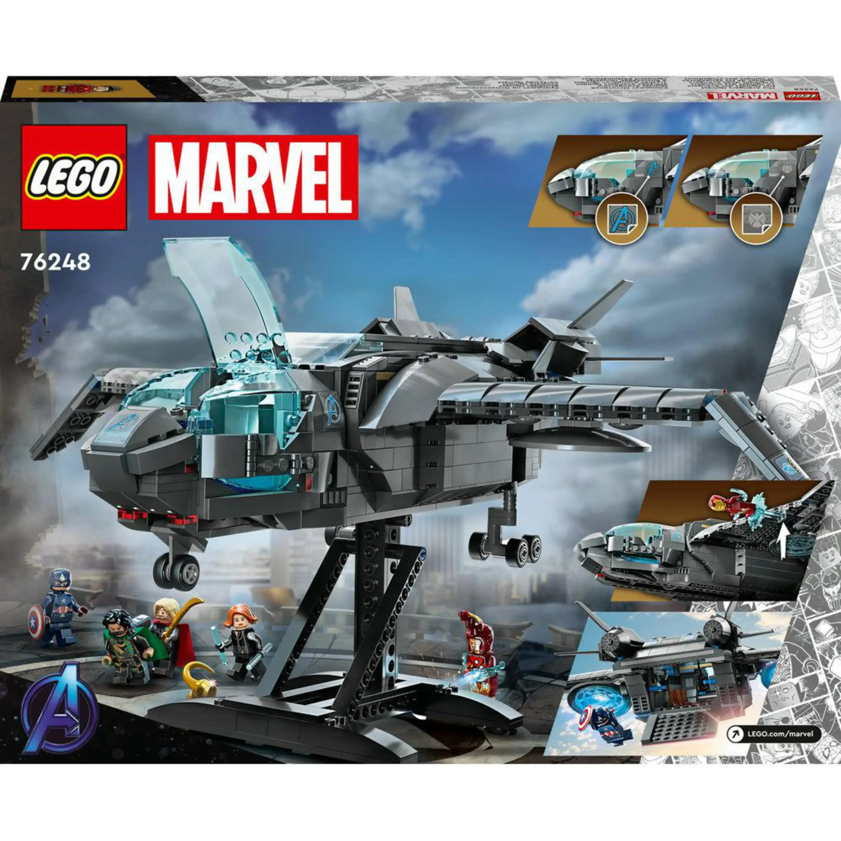 LEGO 76248 Quinjet der Avengers Bausatz Marvel Super Heroes