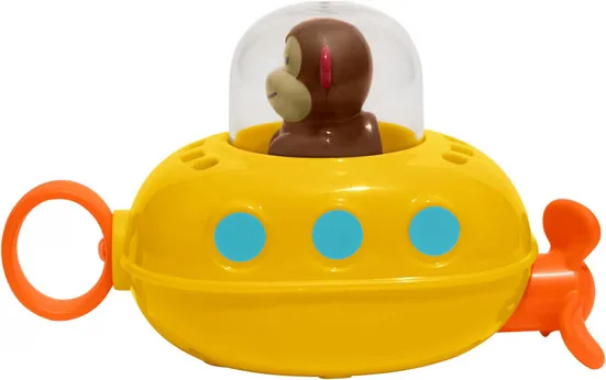 SKIP HOP Badespielzeug U-Boot Affe für Badewanne Baby