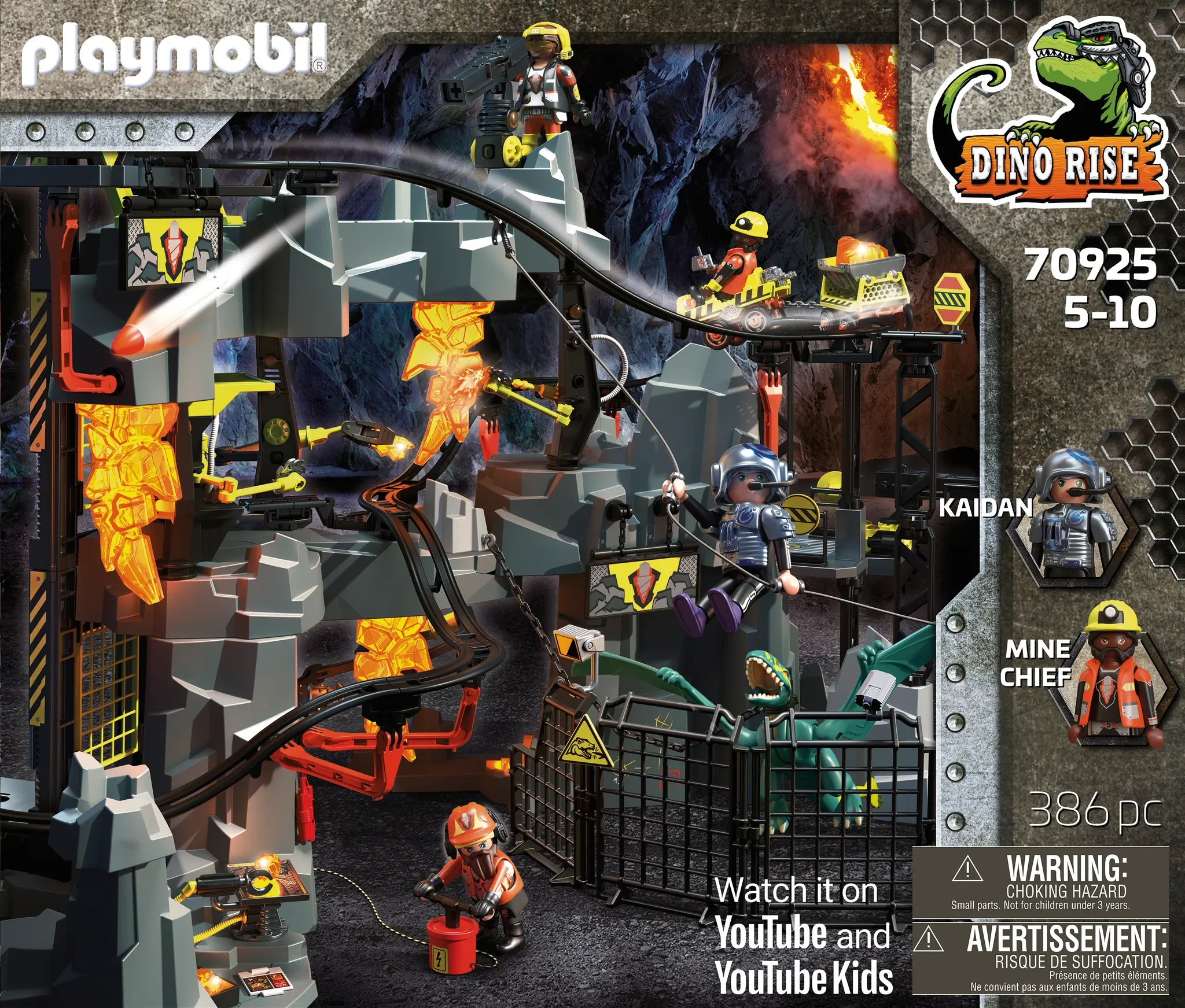PLAYMOBIL Dino Mine Dinosaurier Abenteuerspielset