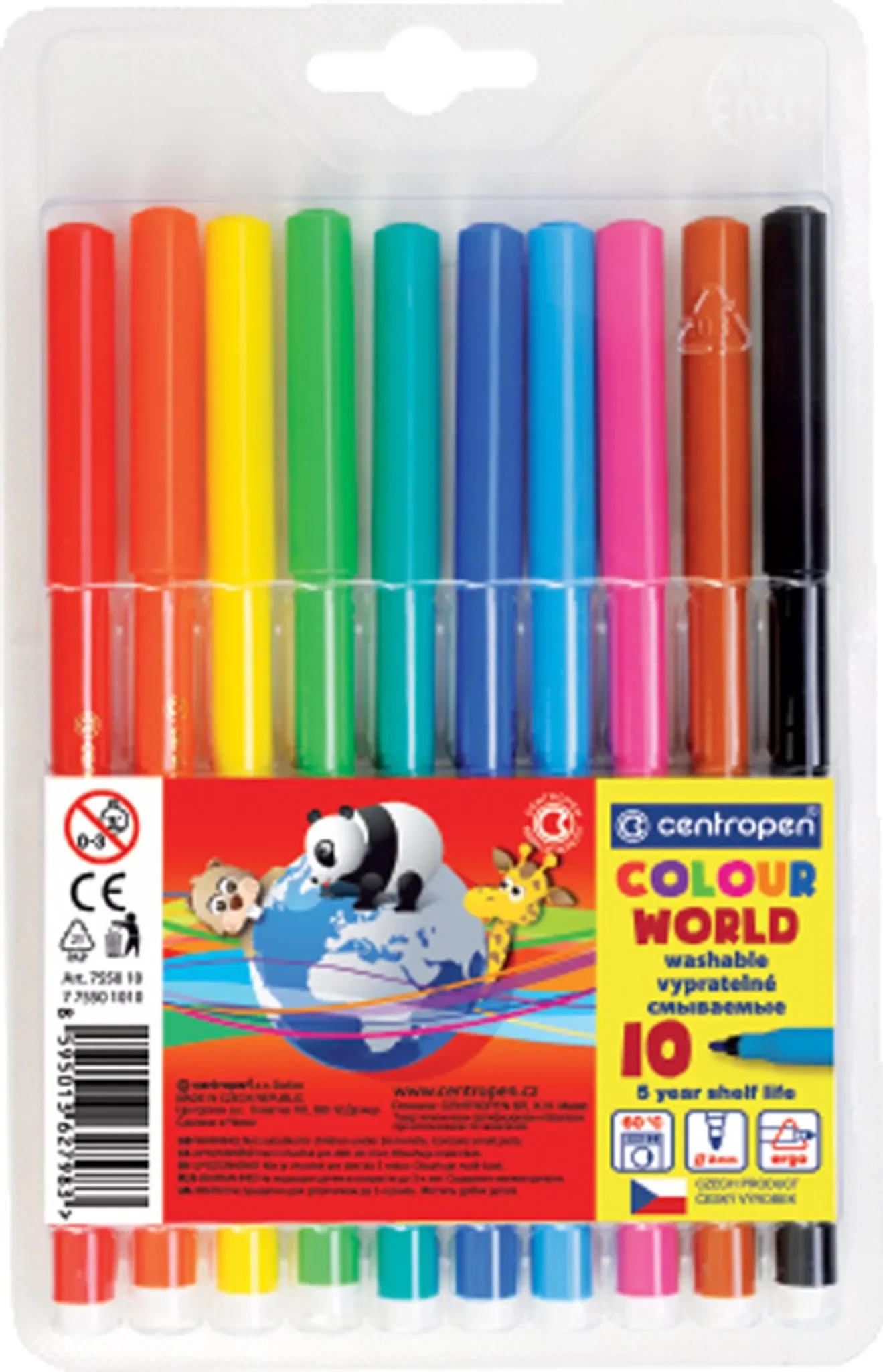 Centropen 7550 Marker – Satz mit 10 Stück