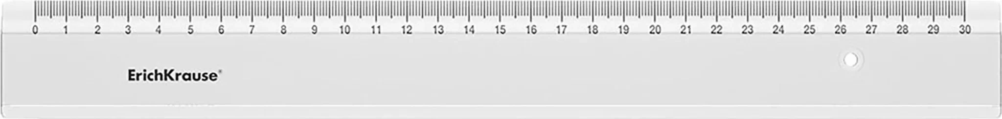 ERICHKRAUSE Lineal – 30 cm, transparent