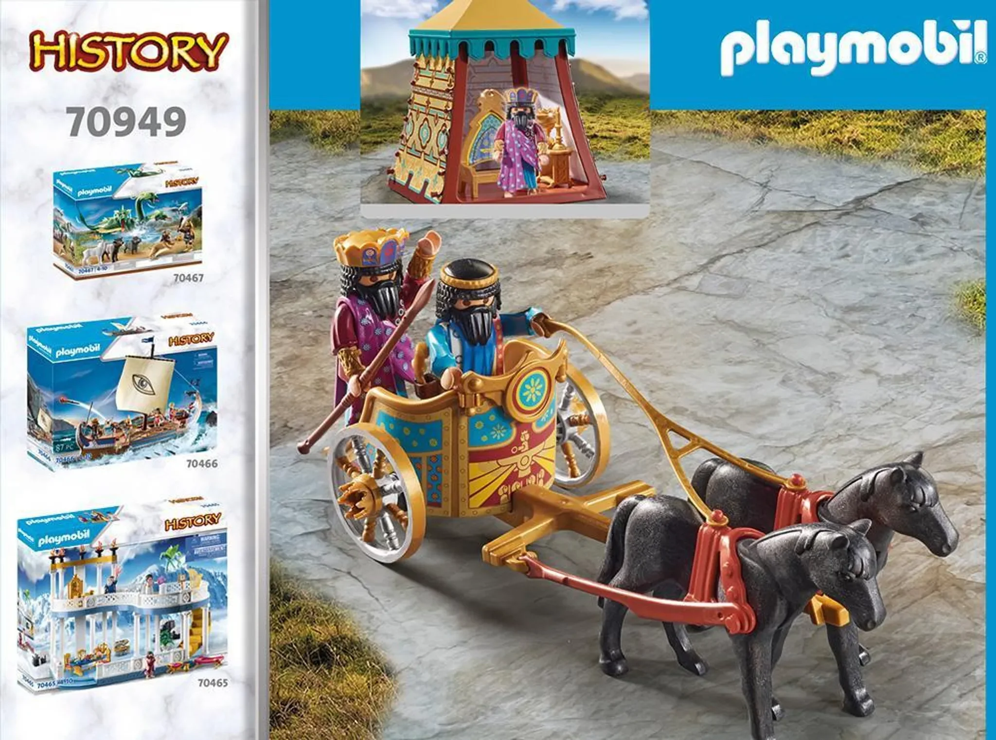PLAYMOBIL History Battle of Thermopylae 70949 Spielset beschädigt