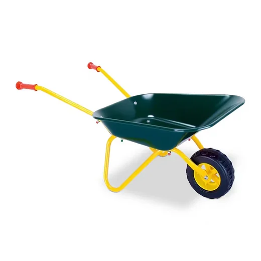 Relaxdays Kinder Gartenset mit Schubkarre für Gartenarbeit
