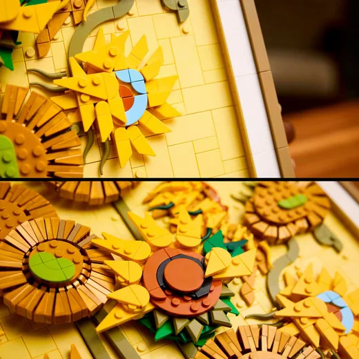 LEGO Art 31215 Vincent van Gogh Sonnenblumen Wandbild Set 2615 Teile
