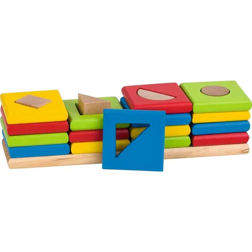 Gollnest und Kiesel Sortierspiel Die 4 Türme Farben Formen Lernspiel