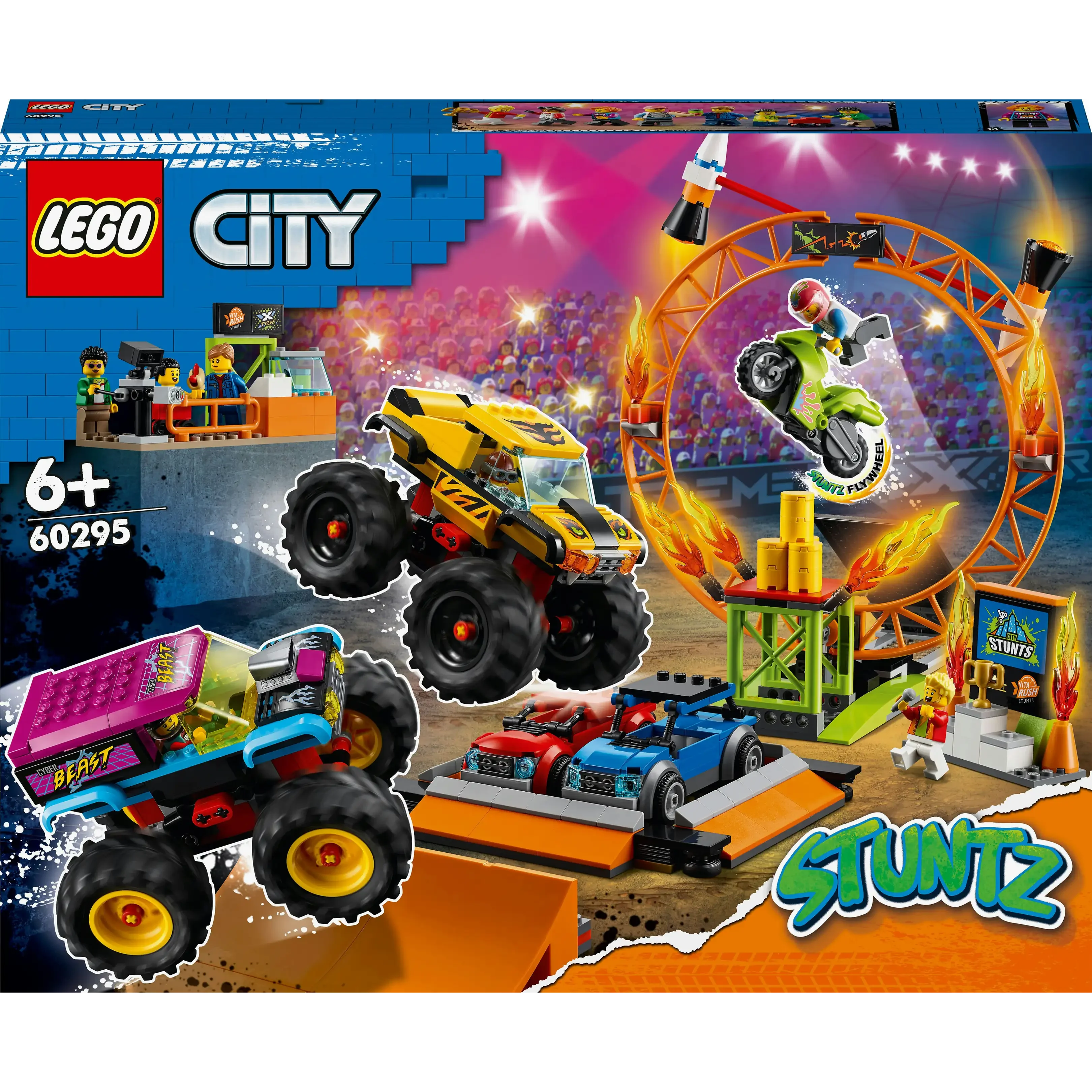 LEGO City 60295 Stuntshow Arena Bauset Konstruktionsspielzeug