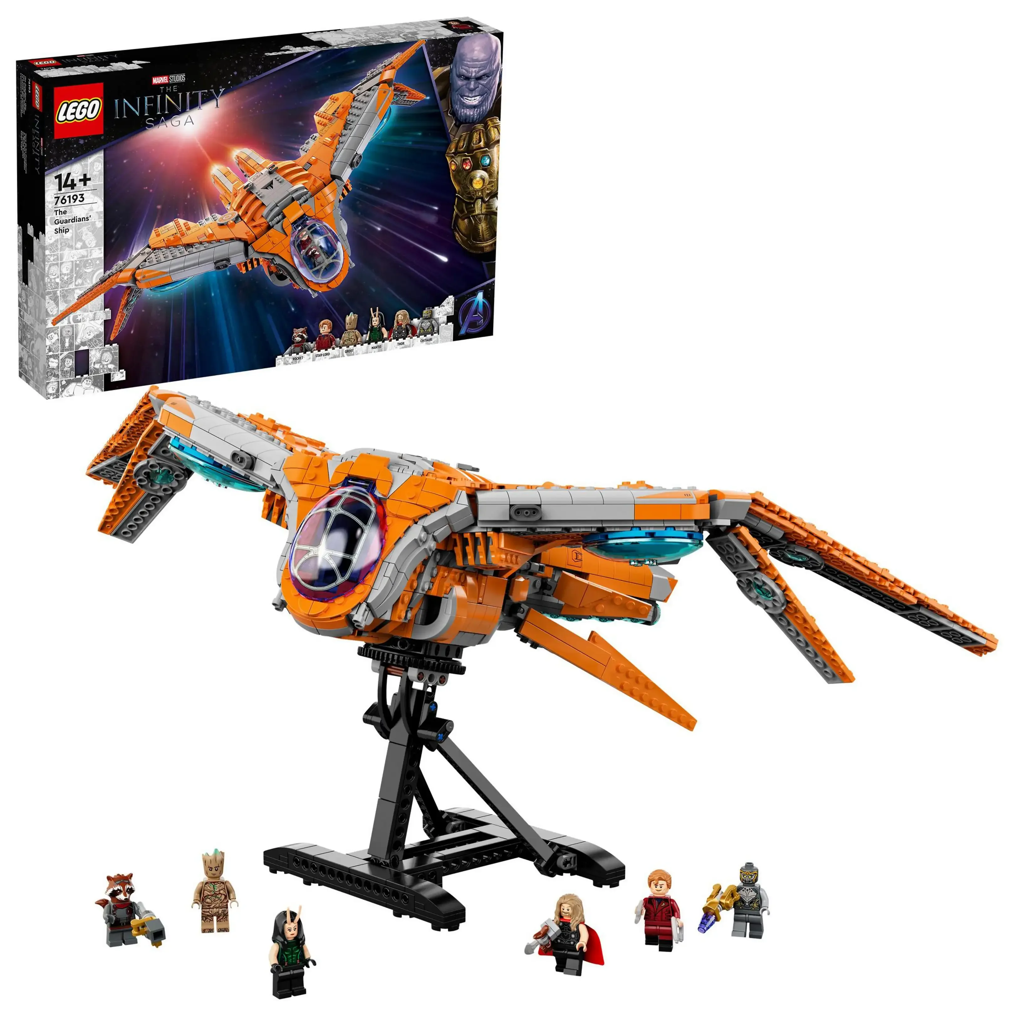 LEGO 76193 Das Schiff der Wächter Marvel Raumschiff Bauset