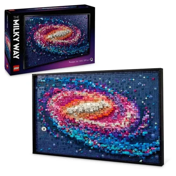 LEGO Art Milchstraßen-Galaxie Wandkunst Bauset 31212 für Erwachsene